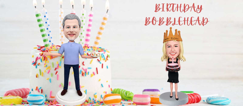 Birthday Gift Bobblehead - Custom Personalized Figurine