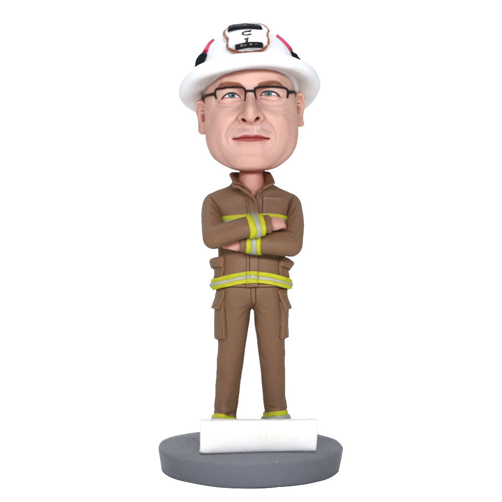 Custom Male Firefighter Fireman Bobbleheads – Figure Bobblehead