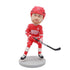 Male Ice Hockey In Red Sportswear Custom Figure Bobblehead