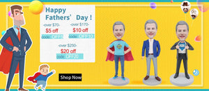 Custom Dad Bobbleheads As 2022 Creative Father's Day Gifts