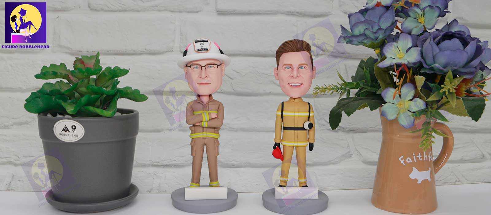 Custom Firefighters Bobbleheads As Gifts