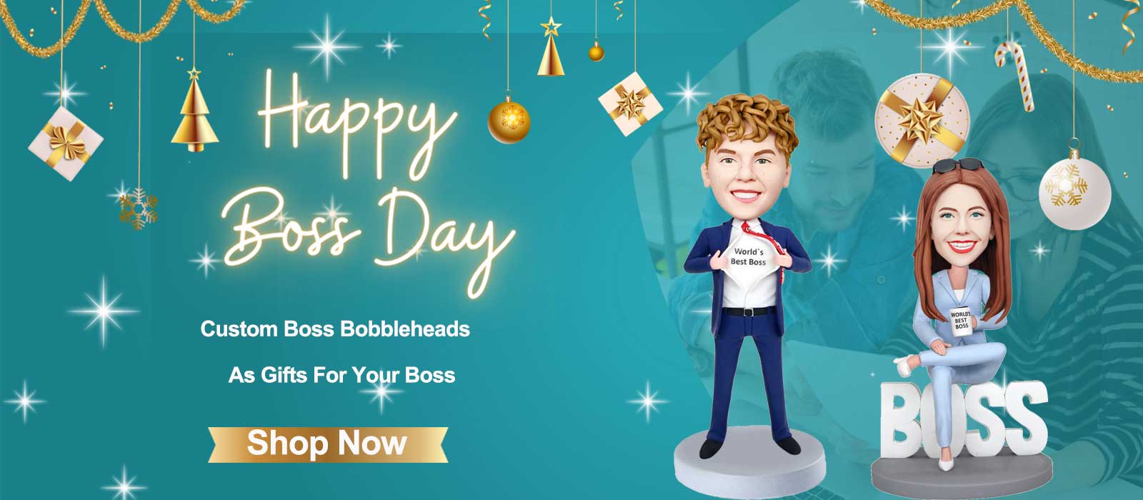 Custom Boss Bobbleheads As 2023 Boss Day Gifts