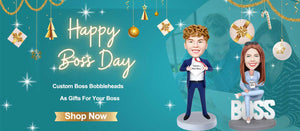 Custom Boss Bobbleheads As 2023 Boss Day Gifts
