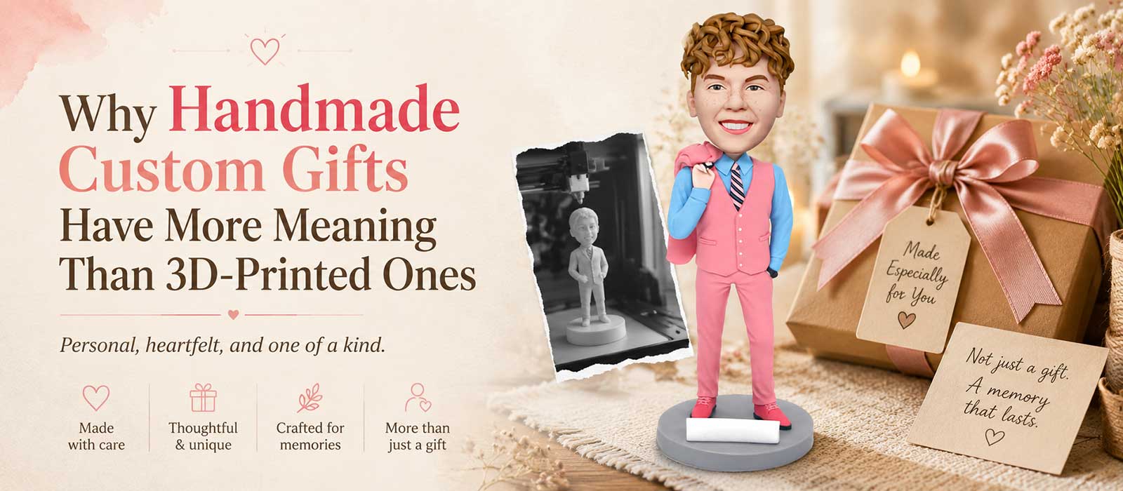 Why Handmade Custom Gifts Have More Meaning Than 3D-Printed Ones