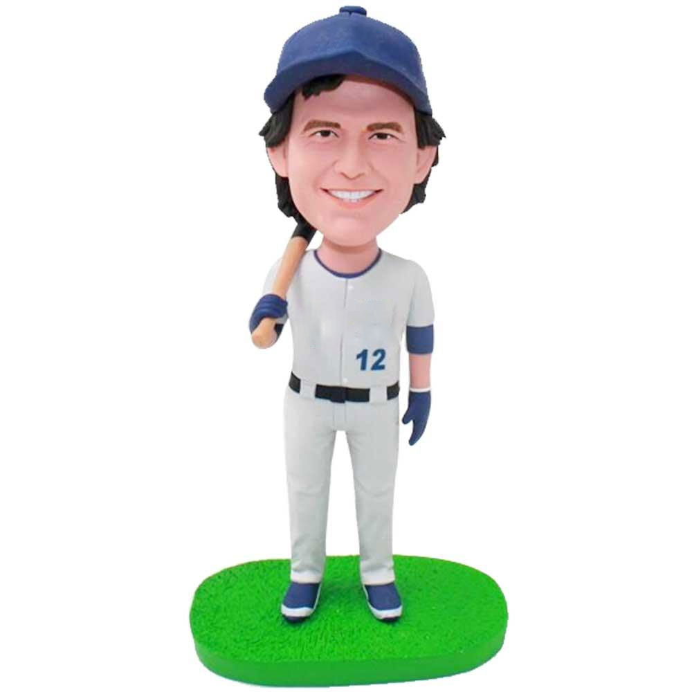 Custom Cool Male Baseball Player Bobblehead