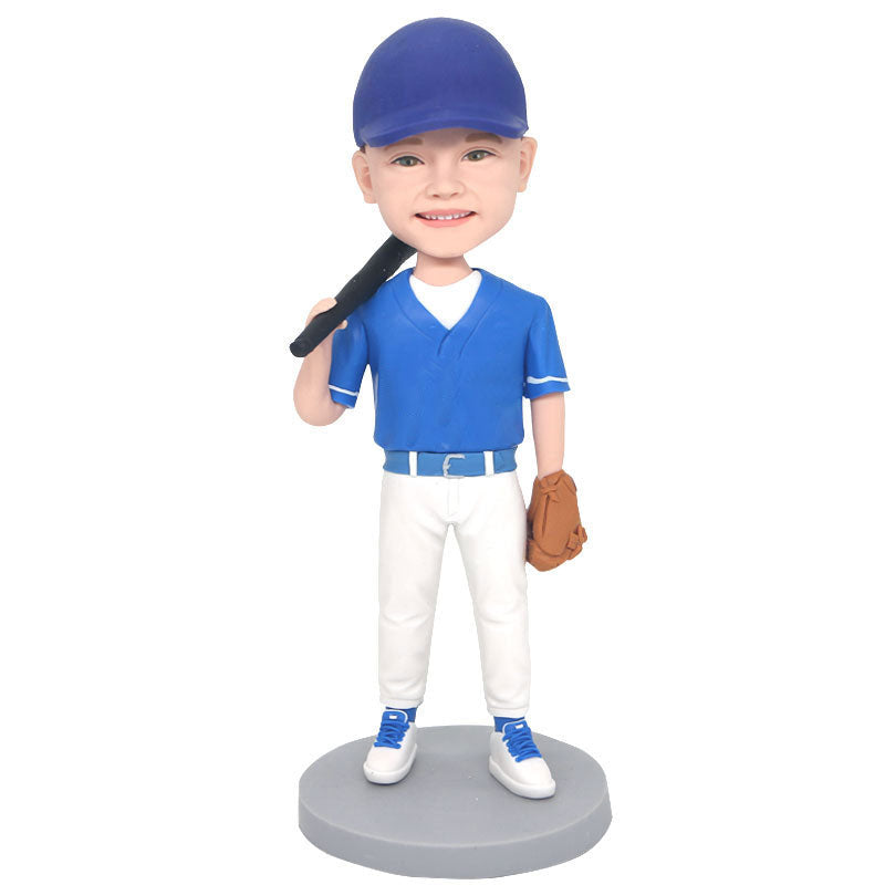 Custom Male Baseball Bobblehead In Sportsware