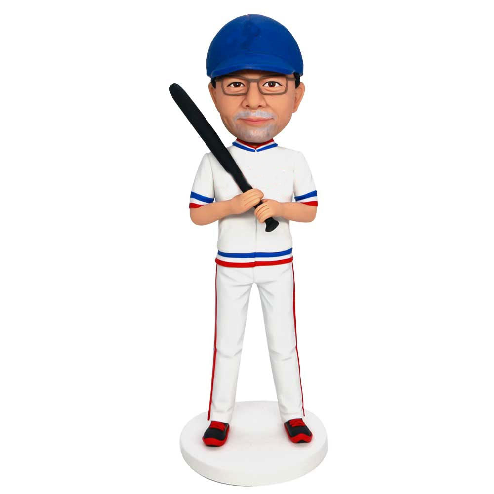 Custom Male Baseball Player Bobblehead