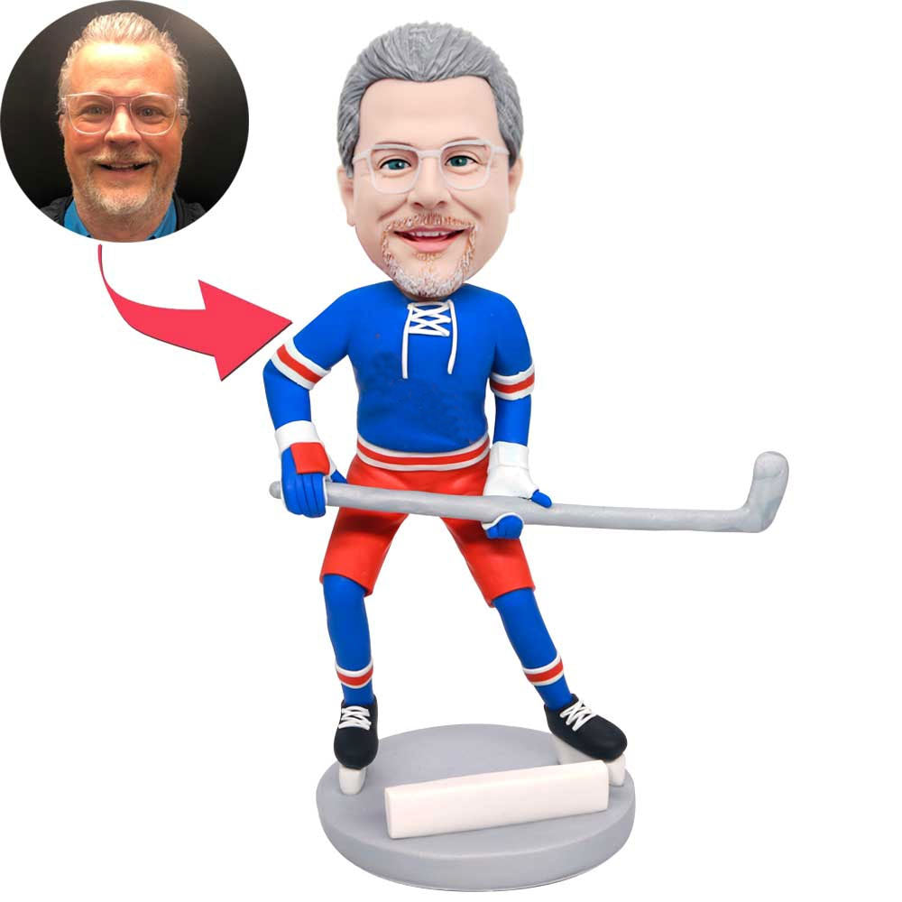 Custom Male Hockey Bobbleheads