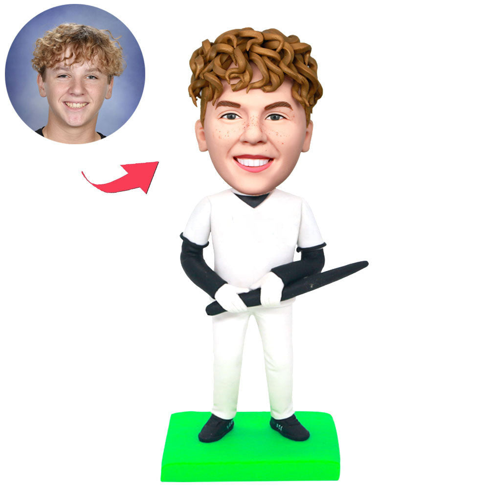 Custom Male Baseball Fans Bobblehead