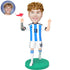 Custom Male Soccer Player Bobblehead In 10 Jessery