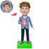 Custom Male Teacher Bobblehead