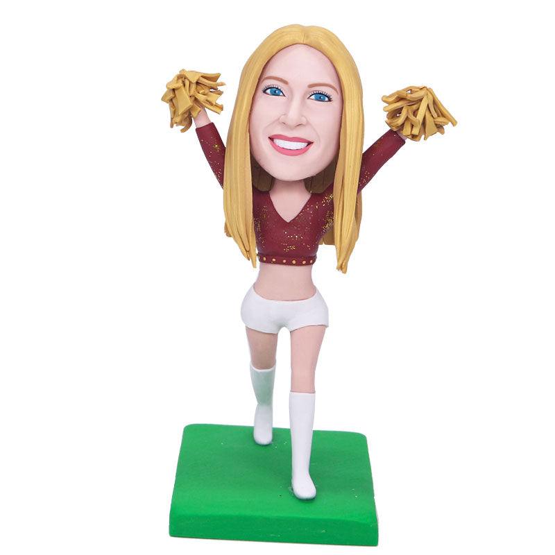 Custom Female Cheerleader Bobblehead