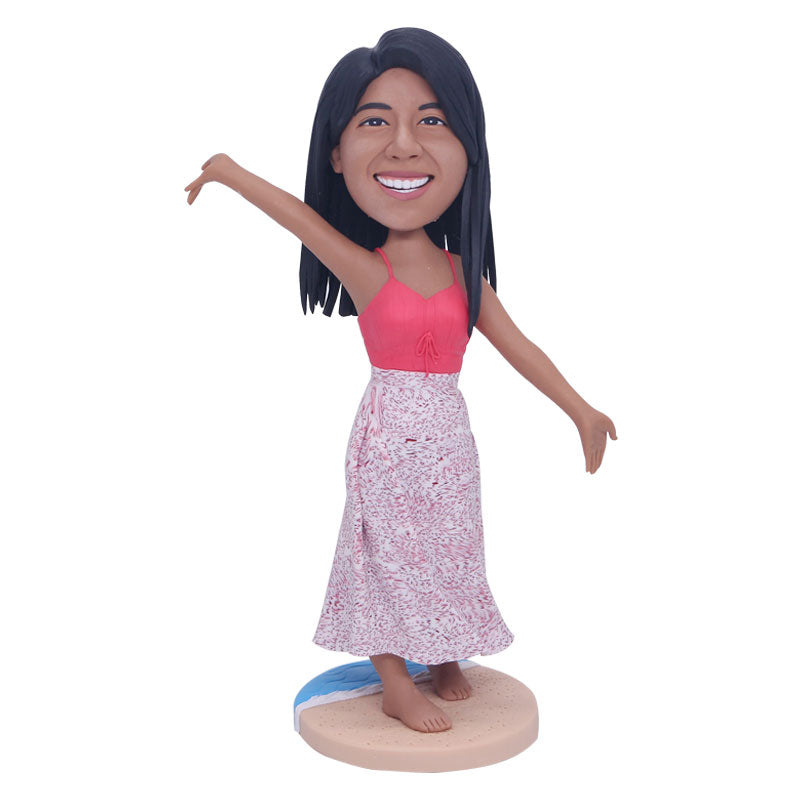 Custom Female Dancing Bobblehead