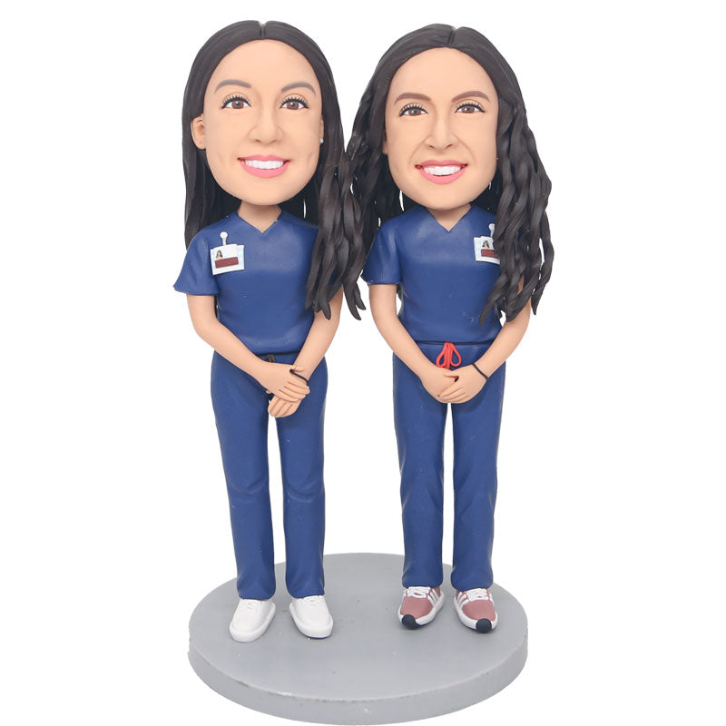 Custom Female Surgeon Doctor Bobbleheads
