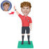 Custom Male Soccer Referee Bobblehead