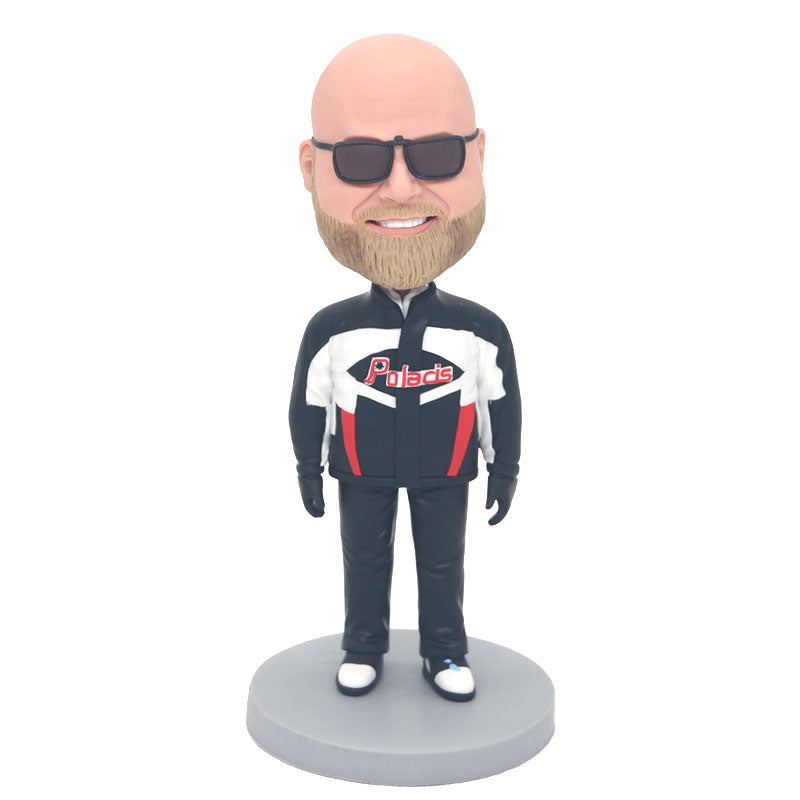 Custom Race Car Driver Bobblehead