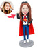 Custom Super Lady Bobbleheads With Cloak