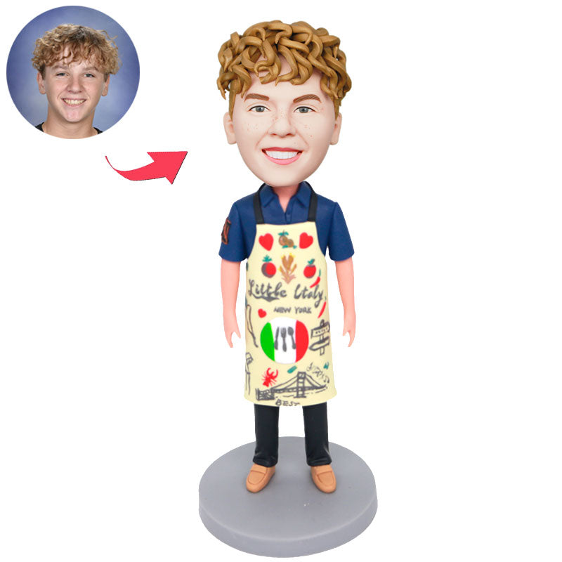 Father's Day Gift Custom Dad Bobblehead With Stylish Apron