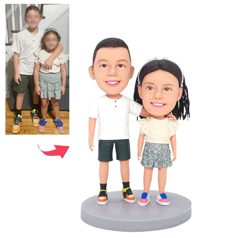 Fully Custom Bobbleheads From Photos for 2 Person
