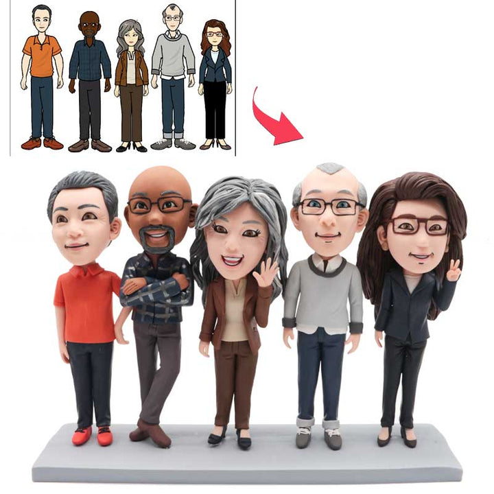 Fully Custom Bobbleheads From Photo - Personalized Bobbleheads Gifts ...