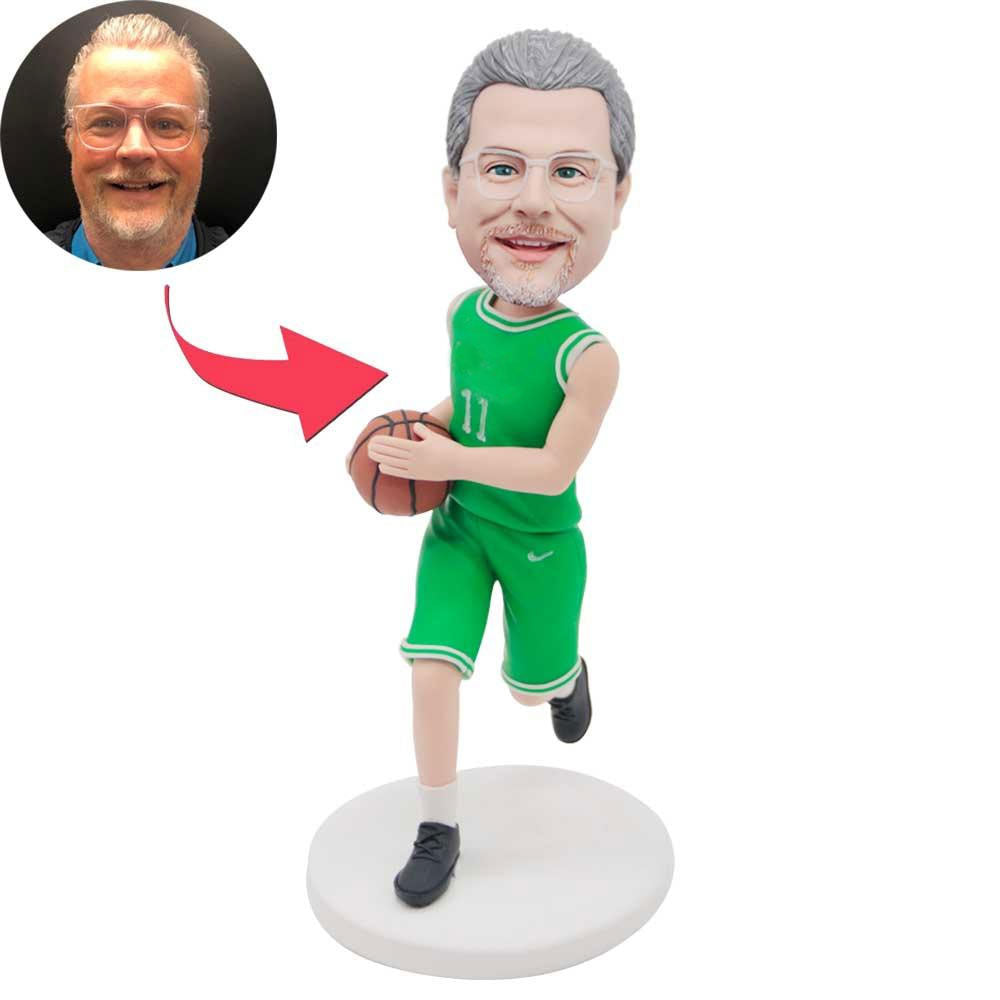Male Cool Basketball Player Custom Figure Bobbleheads