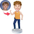 Strong Male In Yellow Vest Custom Figure Bobbleheads