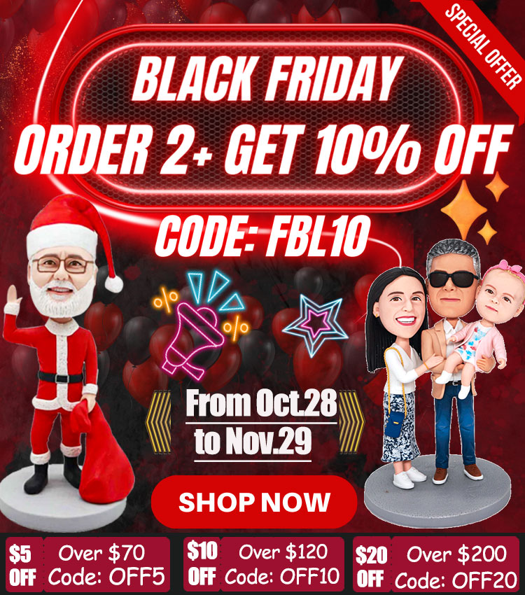 custom bobblehead black firday sale
