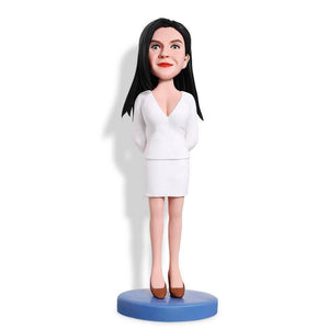 Beautiful Office Lady Custom Figure Bobblehead - Figure Bobblehead