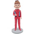 Boy In Red Sports Suit Custom Figure Bobbleheads