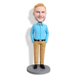 Business Casual Male Office Boss Gift Custom Figure Bobblehead - Figure Bobblehead