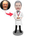 Chef Champion with Dessert Custom Figure Bobbleheads