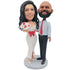 Couple In Evening Dresses And Suits Custom Figure Bobbleheads