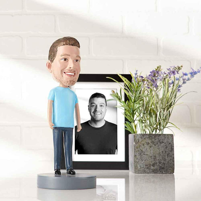 Customized Portrait Bobblehead For Person You Miss