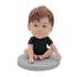Cute Baby In Black T-shirt Custom Figure Bobbleheads