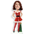 Cute Female with Christmas Dress Custom Figure Bobblehead