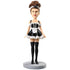 Humorous Cute Maid Outfit with Long Stockings Custom Figure Bobblehead - Figure Bobblehead