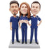 Doctors With Stethoscopes Custom Figure Bobblehead