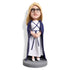 Elegant Female Graduates In Blue Gown Custom Graduation Bobblehead