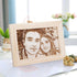 Engraved Custom Wooden Photo - Figure Bobblehead