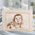 Engraved Custom Wooden Photo - Figure Bobblehead