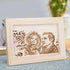 Engraved Custom Wooden Photo - Figure Bobblehead