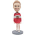 Fashion Female In Popular Logo Fleece Custom Figure Bobblehead