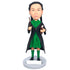 Female Harry Potter In Green Skirt Custom Figure Bobbleheads