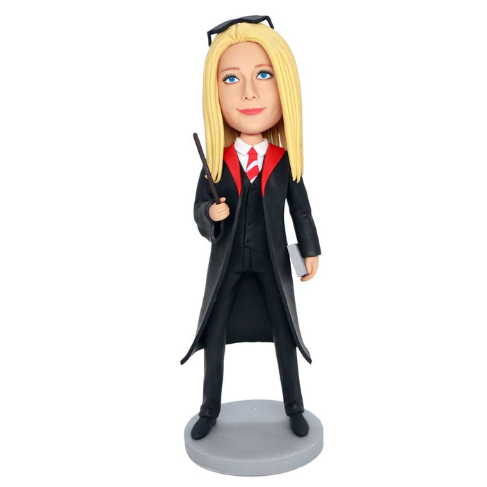 Female Harry Potter With Red Tie Custom Figure Bobbleheads