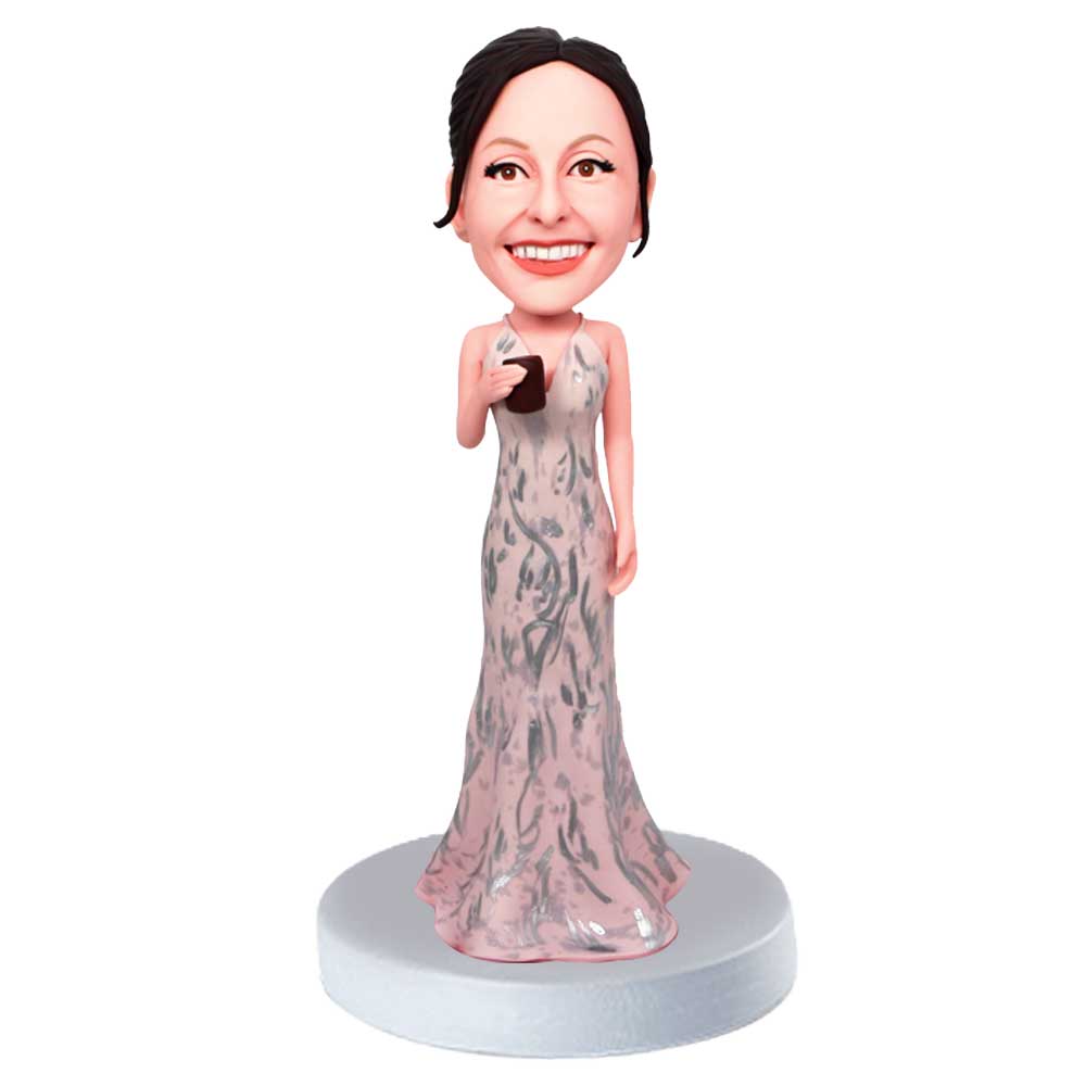 Female In Long Dress Custom Figure Bobbleheads