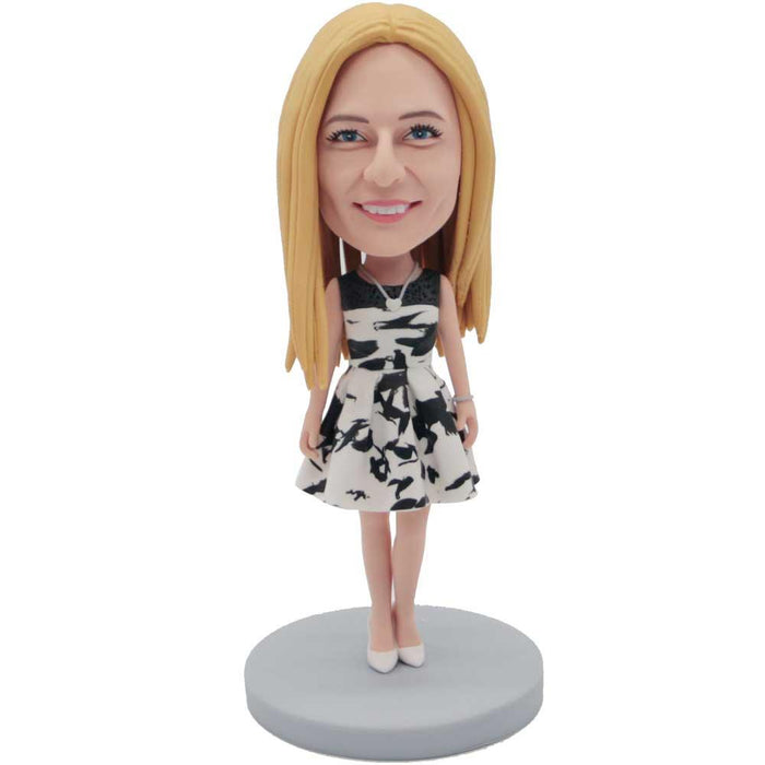 Female In Princess Dress Custom Figure Bobbleheads