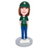 Female Michigan State Fans Custom Figure Bobbleheads