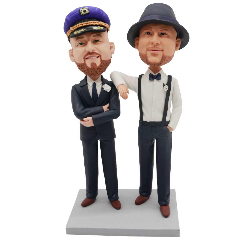 Friends In Suits Custom Figure Bobblehead