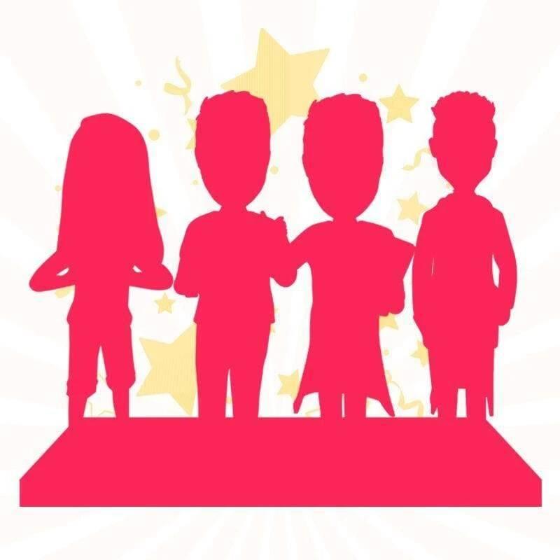 Fully Customizable Bobbleheads for 4 Person - Figure Bobblehead
