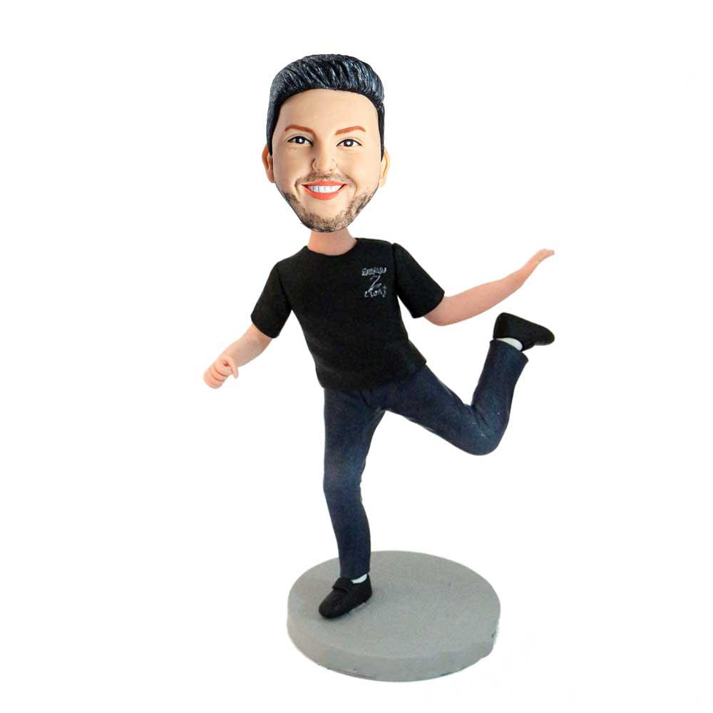 Funny Dancing Male Custom Figure Bobblehead